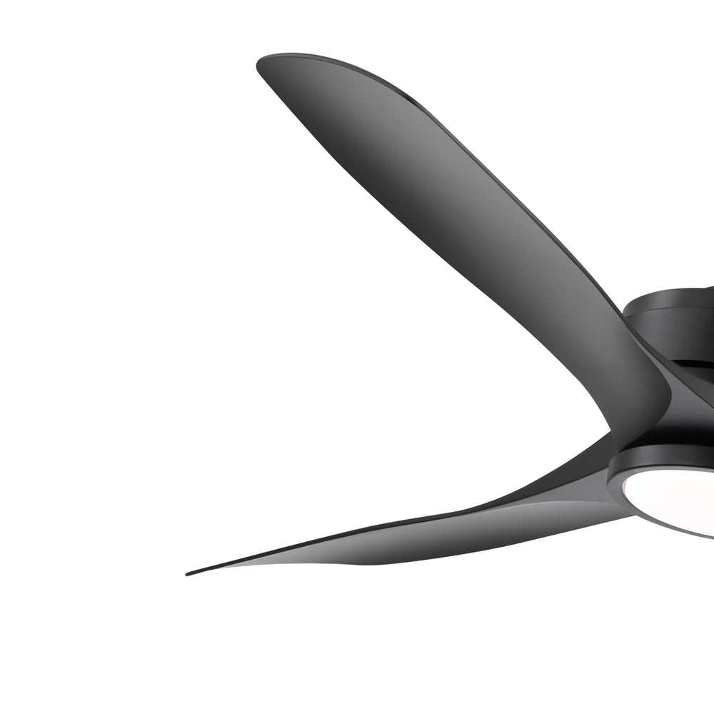 52-in 3-Blade Waterproof Outdoor Ceiling Fan with Dimmable LED Light Remote,5" and 10" Downrod Included