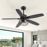 Selara 52-Inch 5-Blade Ceiling Fan With Light