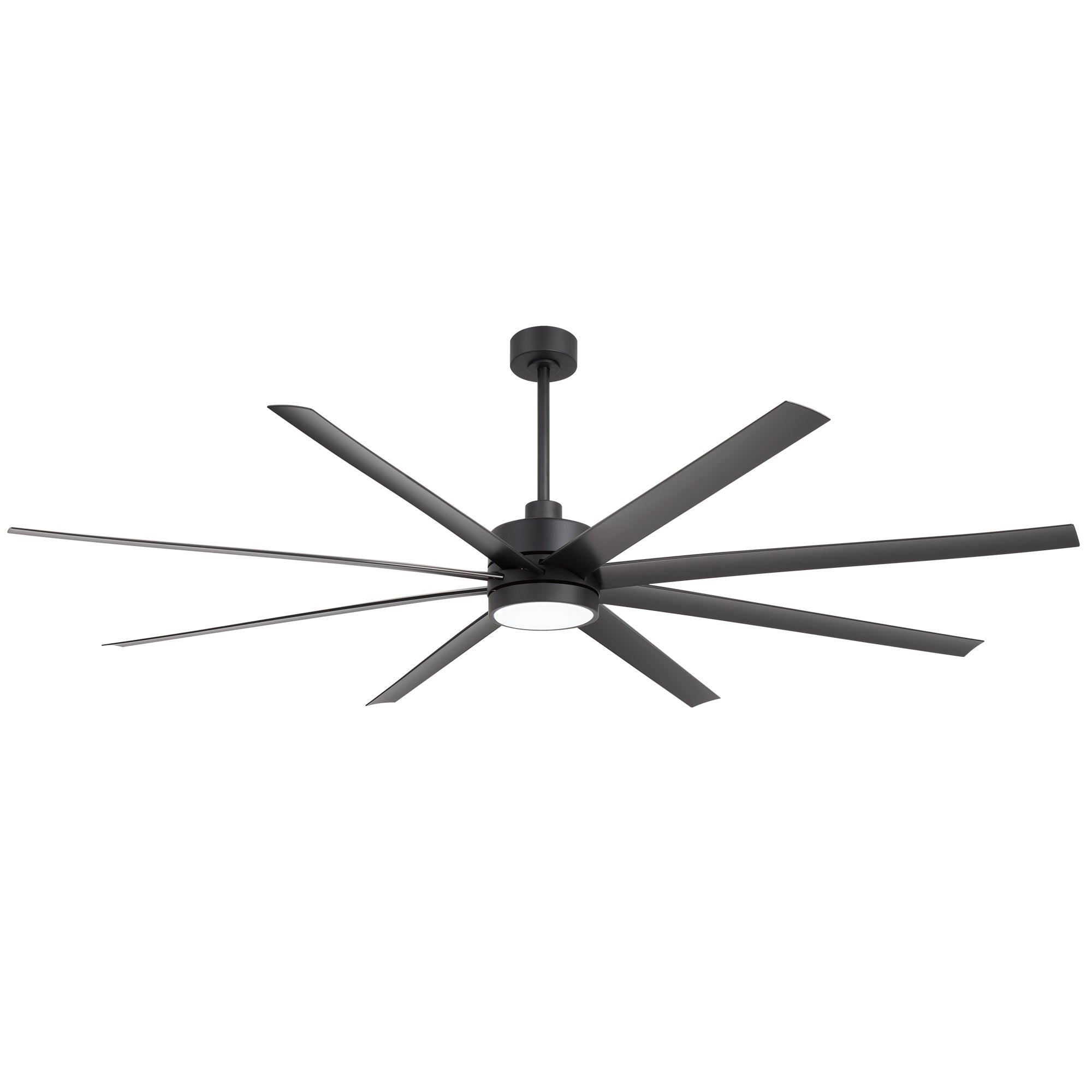 Large 84-in Modern Industrial 8-Blade Large Ceiling Fan with LED