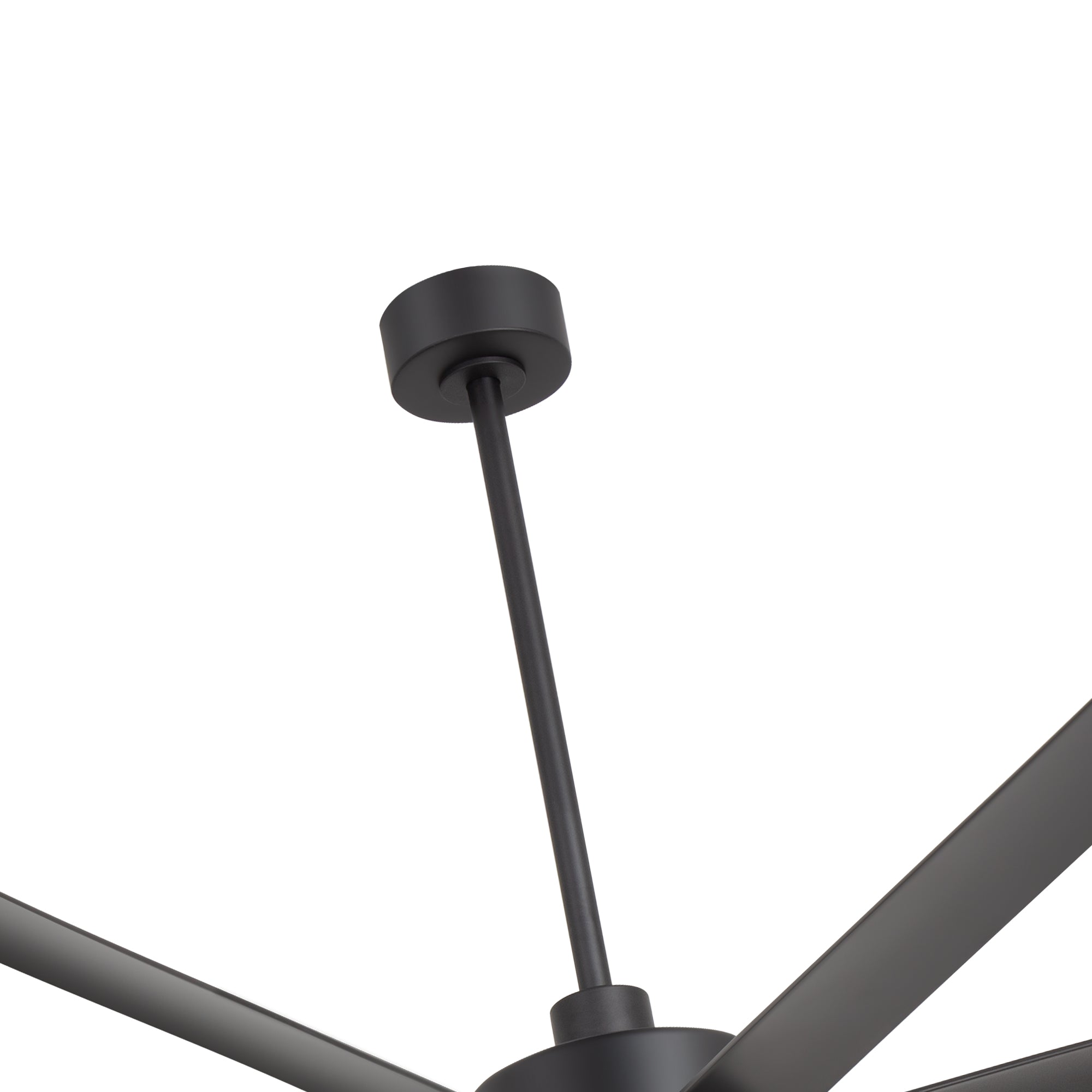 Large 84-in Modern Industrial 8-Blade Large Ceiling Fan with LED