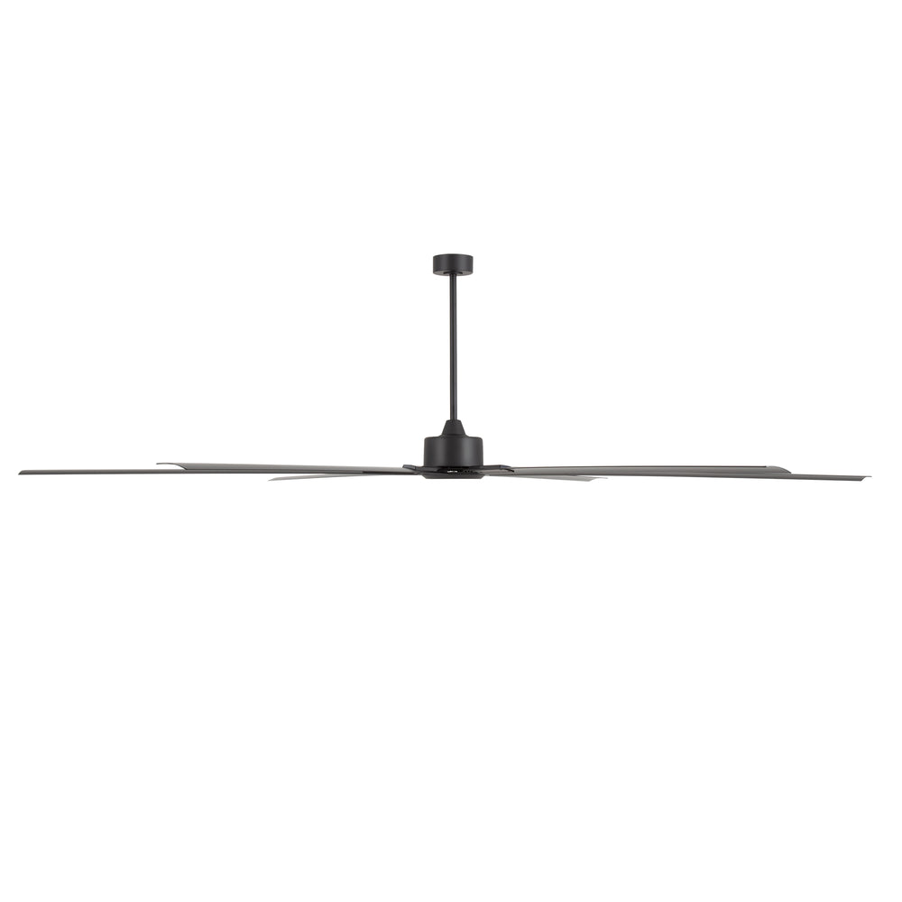 Breezary 120 Inch HVLS Industrial Ceiling Fan with PMSM Motor, 8-Blade Large Ceiling Fan for Warehouse, Gym and Factory - Aluminum No Light