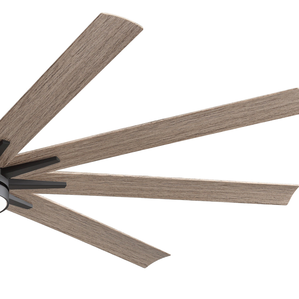 Breezary 65" 9-Blade Silent DC Motor Modern Ceiling Fan with 22W LED Light (Memory Function)