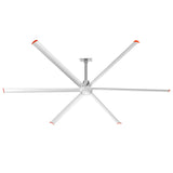 AeroSpan 12FT 144-inch six-blade silver HVLS industrial ceiling fan