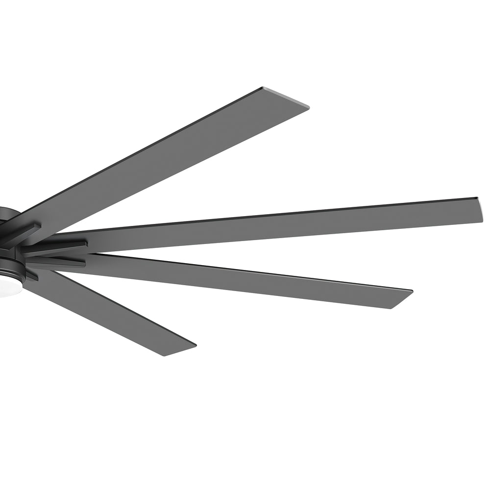 Breezary 72"/84" 9-Blade Silent DC Motor Modern Ceiling Fan with 24W LED Light (Memory Function)