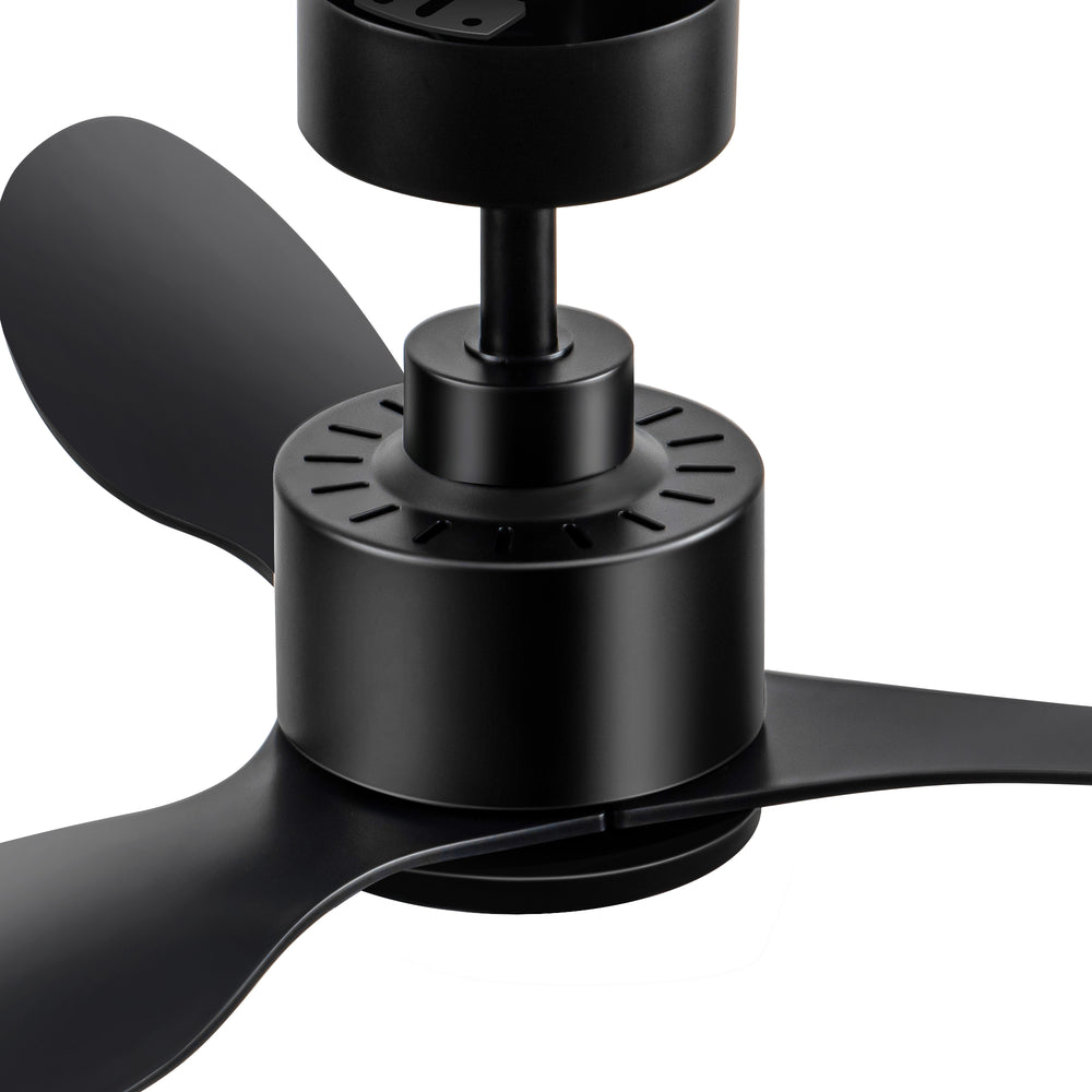 42-in Black/White Ceiling Fan Remote without Light(3-Blade)