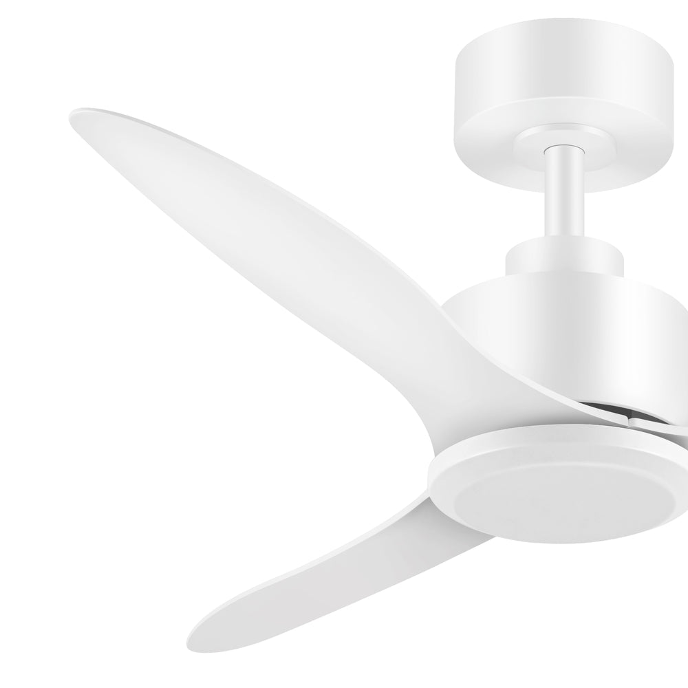 42-in Black/White Ceiling Fan Remote without Light(3-Blade)