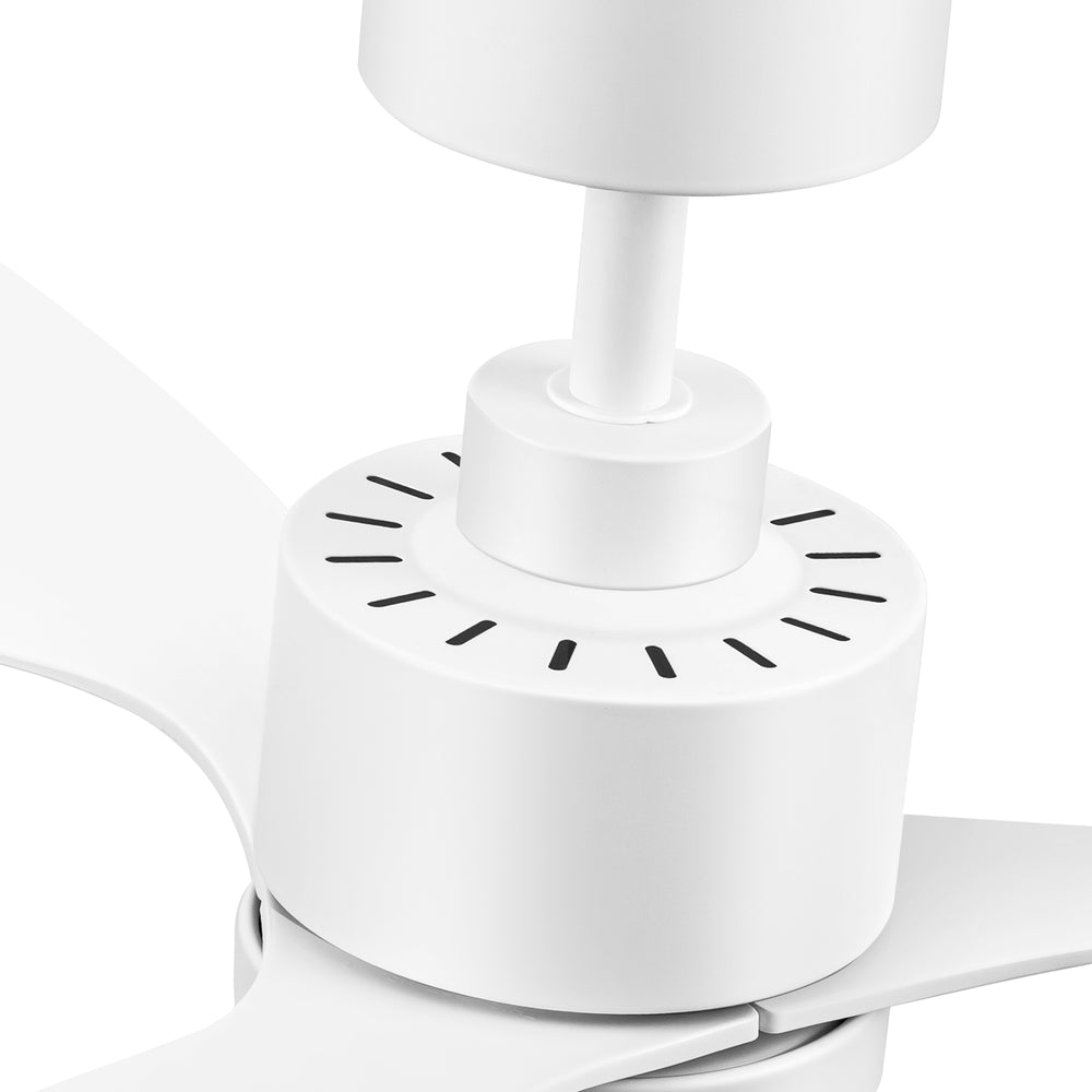 42-in Black/White Ceiling Fan Remote without Light(3-Blade)