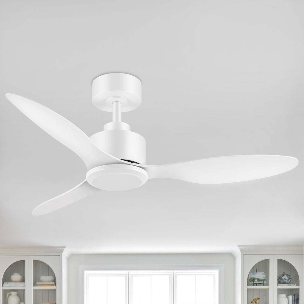 42-in Black/White Ceiling Fan Remote without Light(3-Blade)