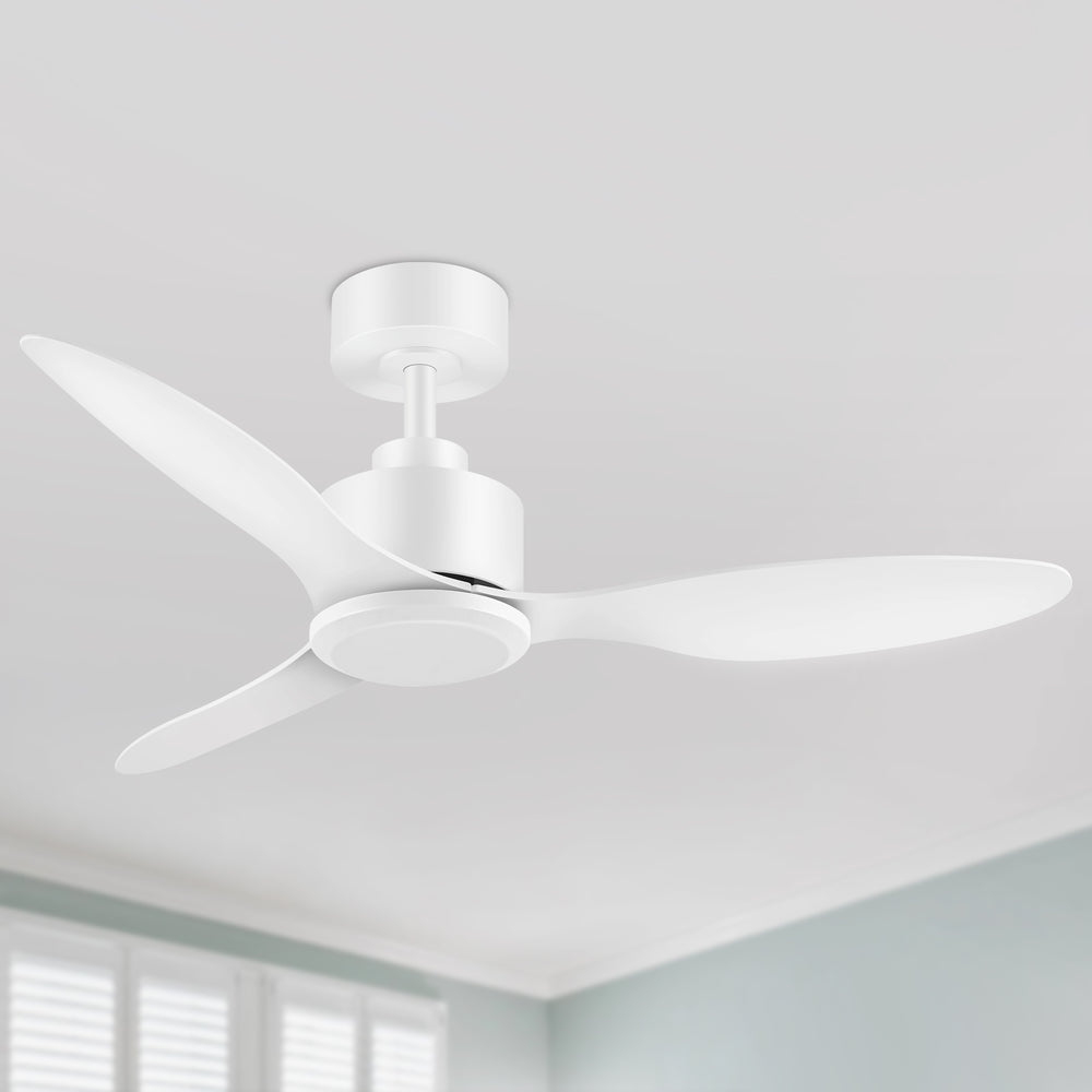 42-in Black/White Ceiling Fan Remote without Light(3-Blade)