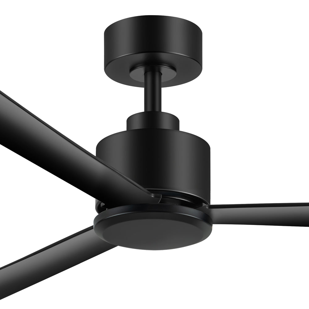 52 Inch LED  Ceiling Fan  without Light,Remote and 5"Downrod Included