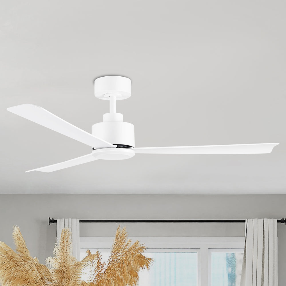 52 Inch LED  Ceiling Fan  without Light,Remote and 5"Downrod Included