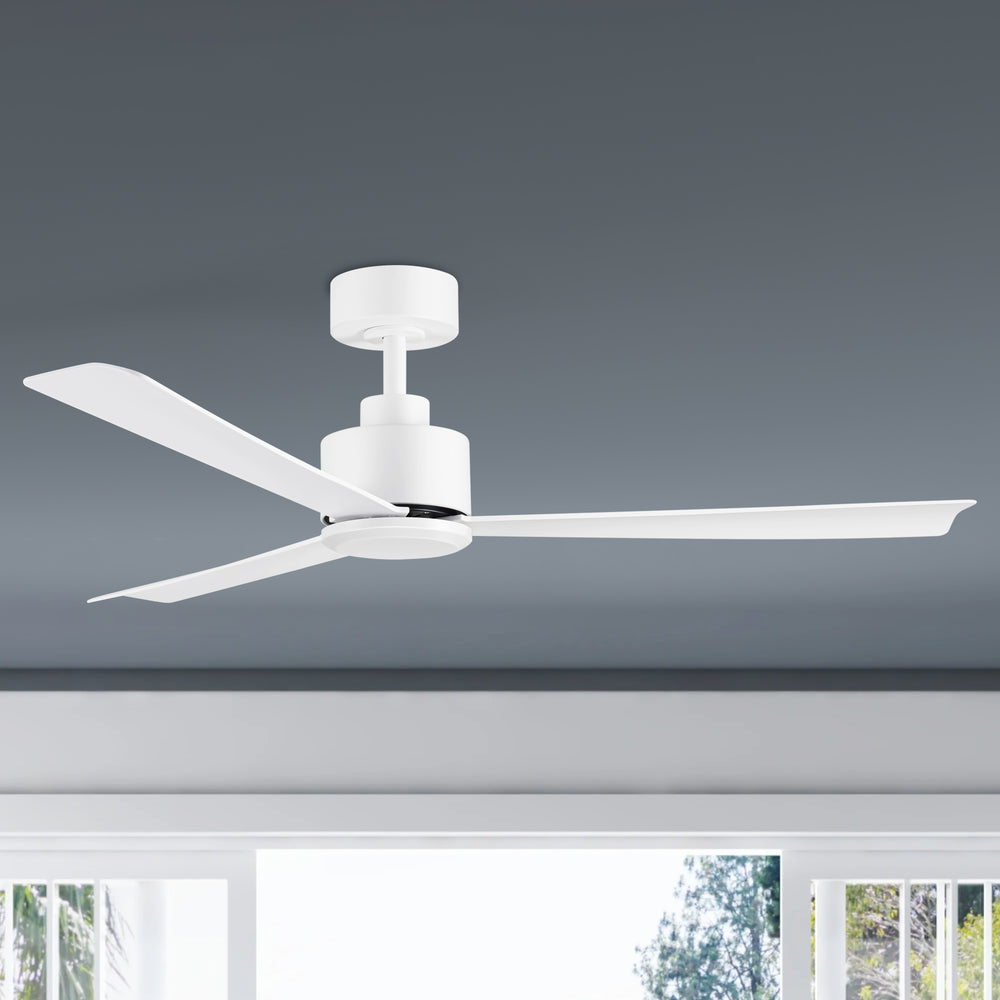 52 Inch LED  Ceiling Fan  without Light,Remote and 5"Downrod Included