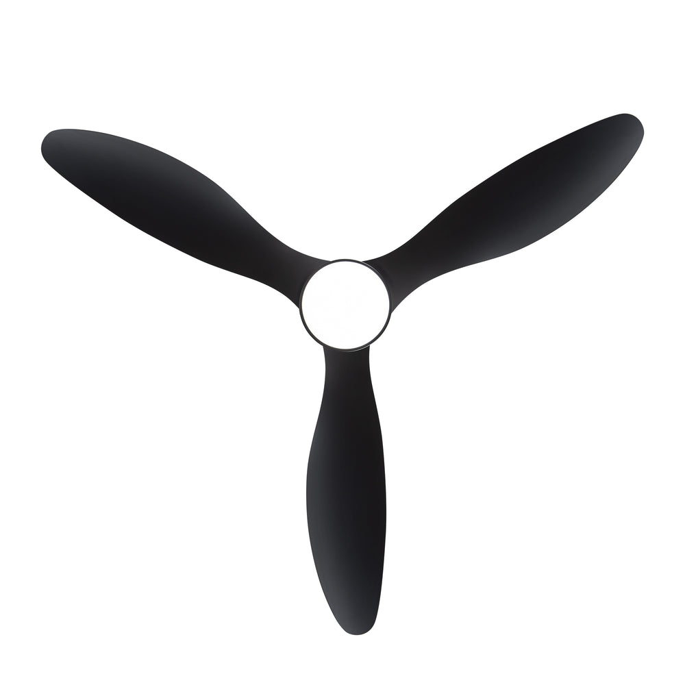 52 Inch Flush Mount Ceiling Fan, Low Profile Ceiling Fan with Light and Remote,Tri-Color temperatures, Quiet Strong DC Reversible Motor for Indoor, Bedroom, Kitchen, Living Room