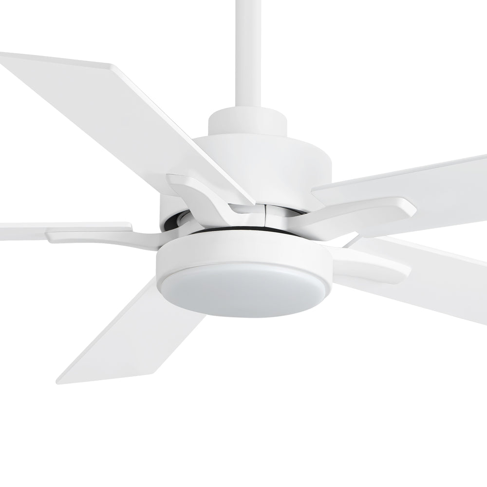 42-inch 5-Blade Ceiling Fan with Lights and Remote, 6 Speeds Reversible DC Motor Noiseless, Modern Ceiling Fan for Patios, Living Room, Farmhouse, Kitchen
