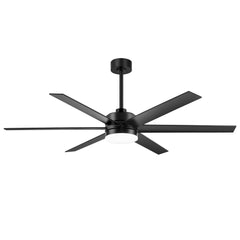 Baun 65 Inch Gold LED Ceiling Fan with Light Remote(6-Blade)