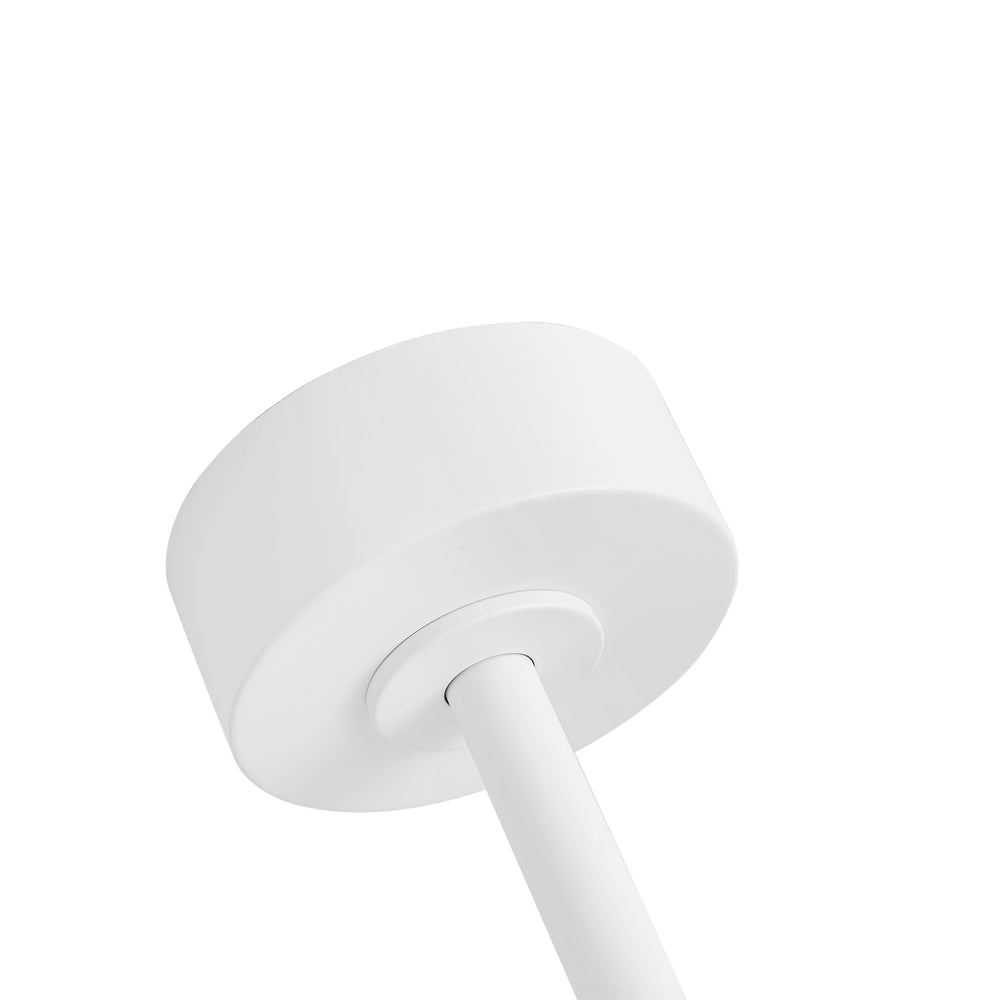 65-inch 5-Blade LED Ceiling Fan with Light and Remote，6" downrod and 20" downrod Included