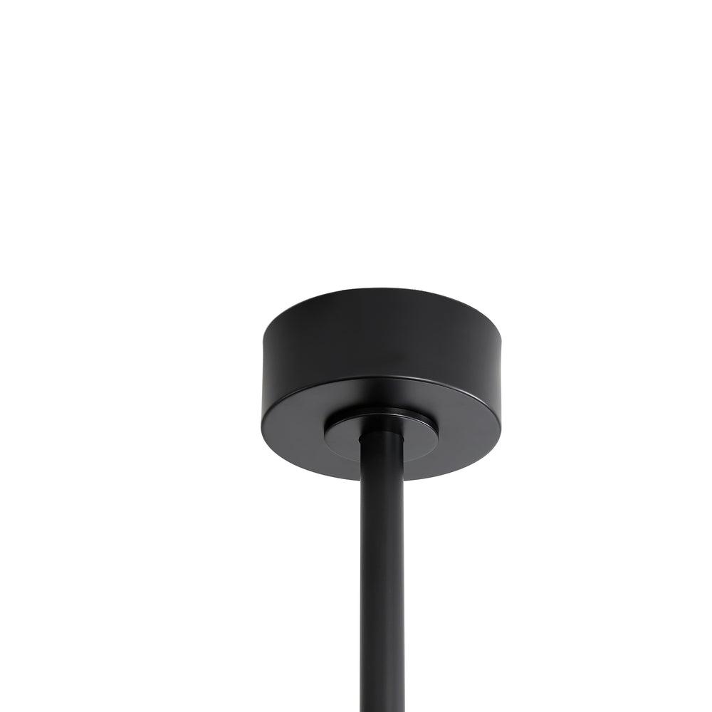 65-inch 5-Blade LED Ceiling Fan with Light and Remote，6" downrod and 20" downrod Included