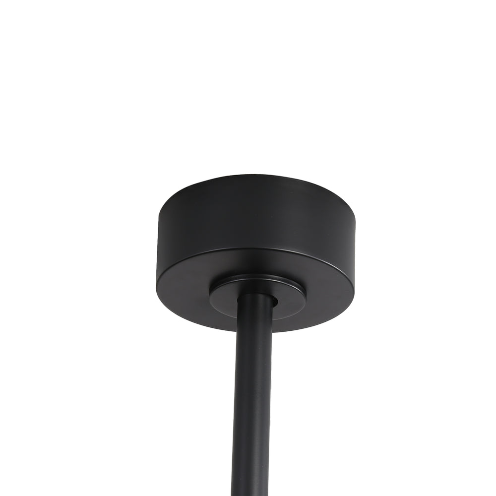52-Inch 5-Blade LED Ceiling Fan with Light Remote,5" and 10" Downrod Included