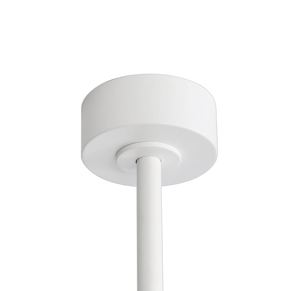 52-Inch 5-Blade LED Ceiling Fan with Light Remote,5" and 10" Downrod Included