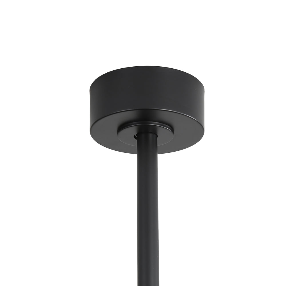 65-inch Large 8 Blade LED Ceiling Fan with Light, Remote Control and Two Downrods (6" & 20")