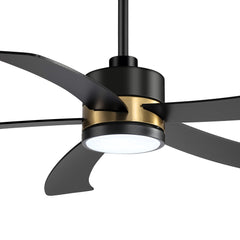 Anselm 52 in. Integrated LED Indoor Ceiling Fan with Light and Remote Control Included