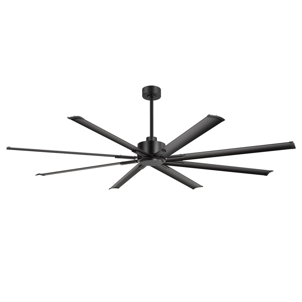Large 84in Indoor Ceiling Fan with Remote and 3 Downrods without Light(8 Aluminium Blades)