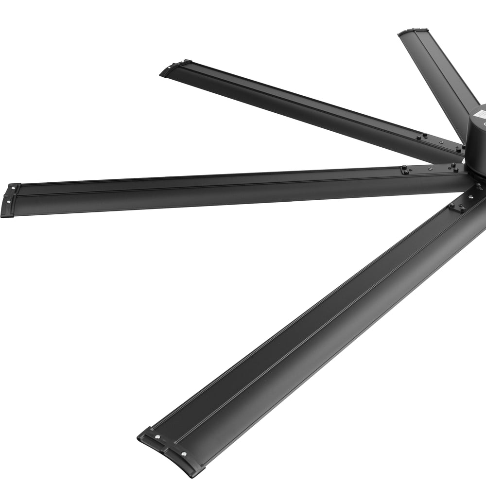 Large 84in Indoor Ceiling Fan with Remote and 3 Downrods without Light(8 Aluminium Blades)