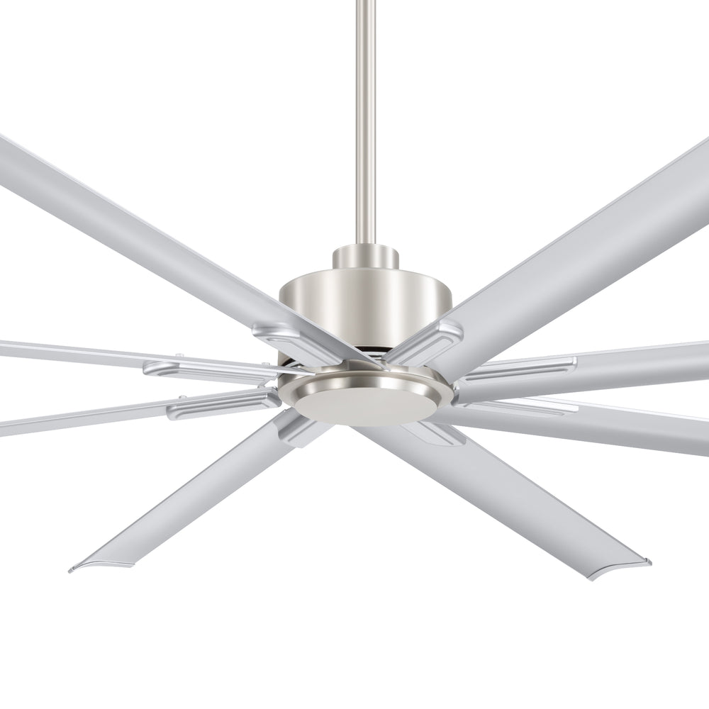 Large 84in Indoor Ceiling Fan with Remote and 3 Downrods without Light(8 Aluminium Blades)