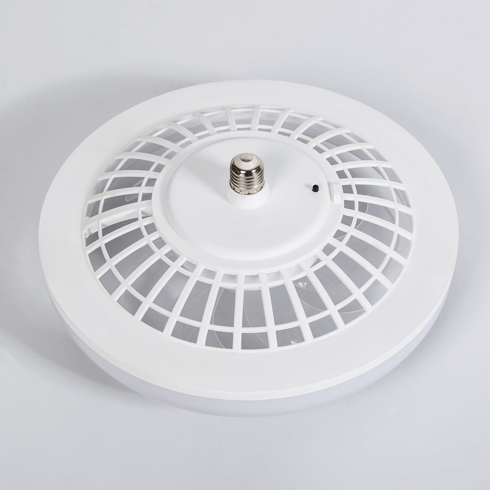 13-Inch Socket White LED Ceiling Fans with Lights and Remote