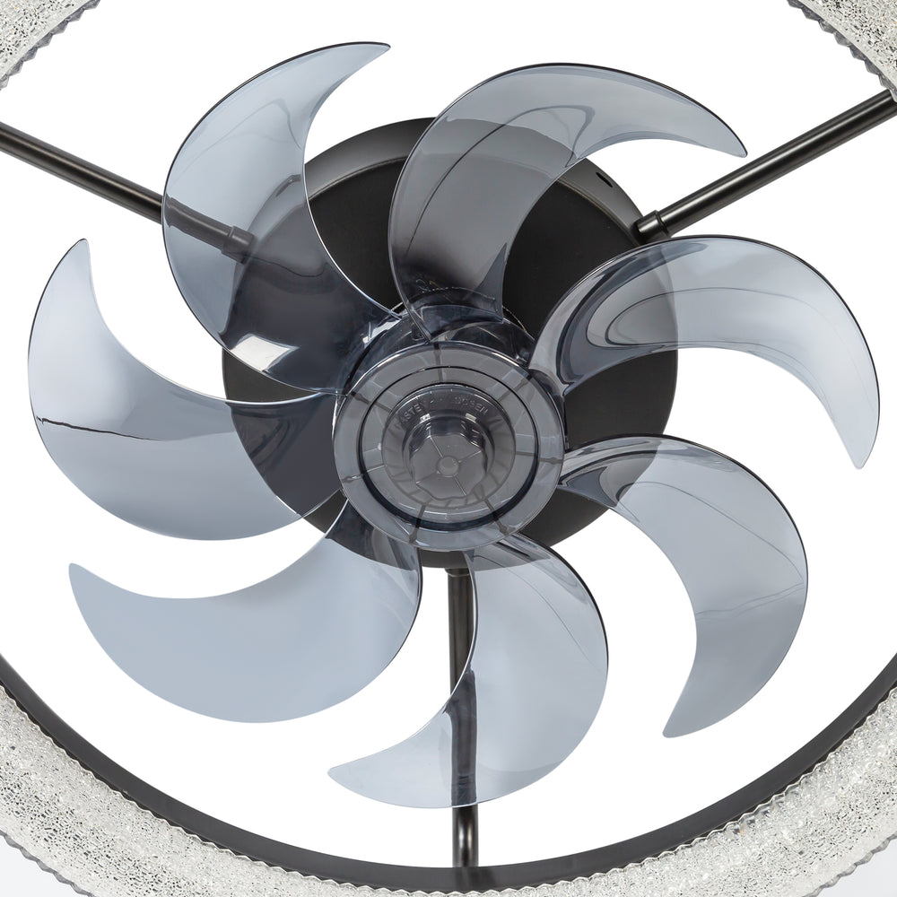20-in Low Profile LED  Ceiling Fan with Remote Control(7-blade)
