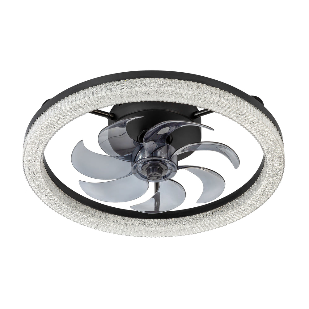 20-in Low Profile LED  Ceiling Fan with Remote Control(7-blade)
