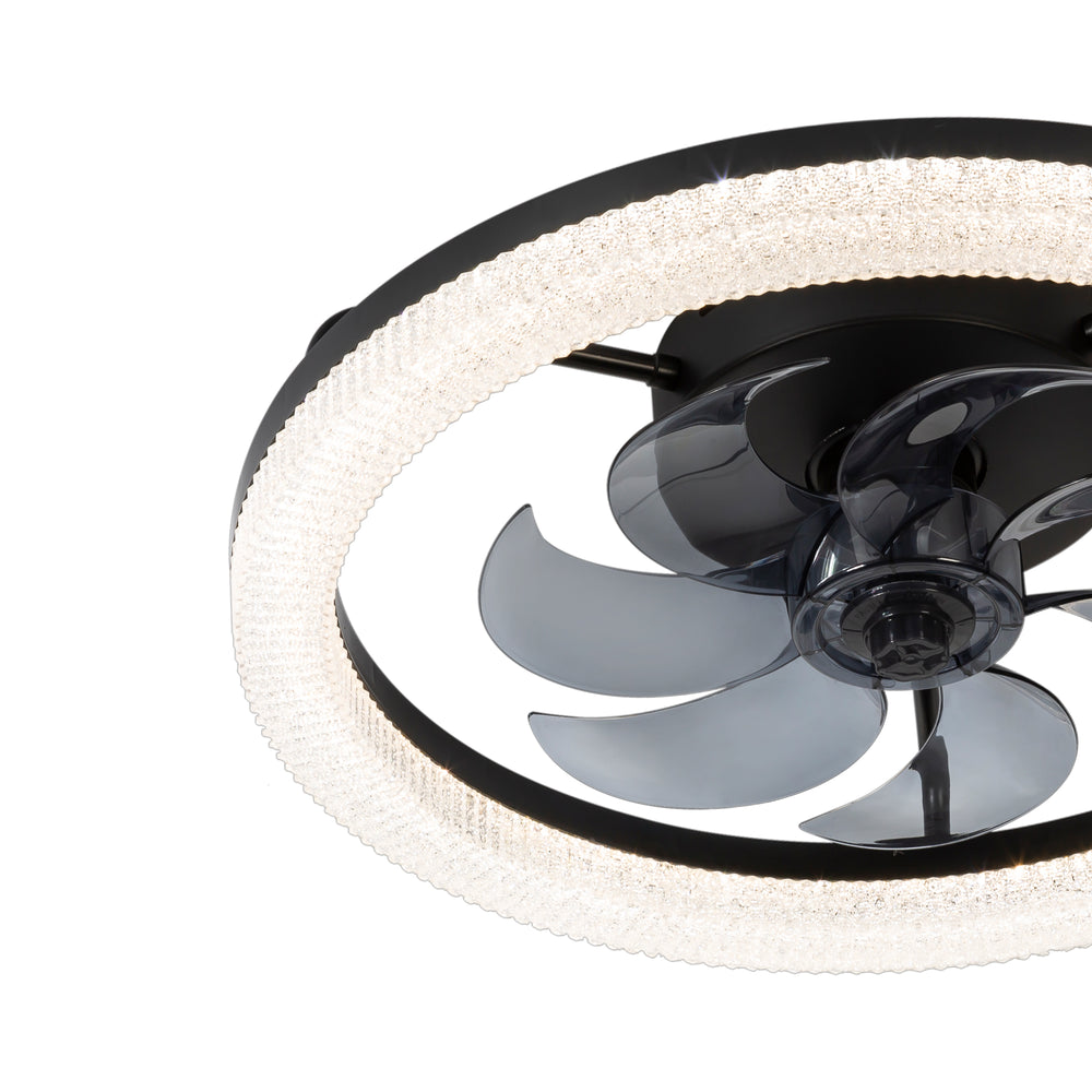 20-in Low Profile LED  Ceiling Fan with Remote Control(7-blade)