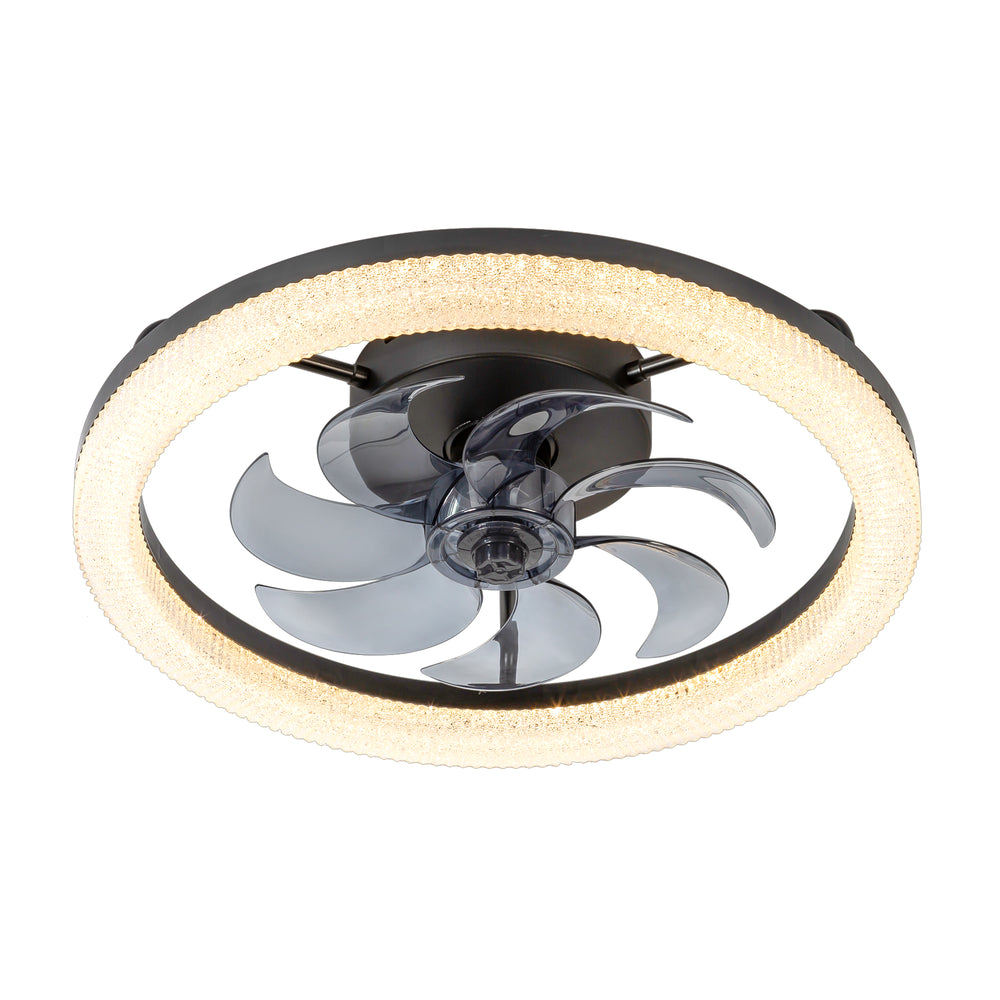 20-in Low Profile LED  Ceiling Fan with Remote Control(7-blade)