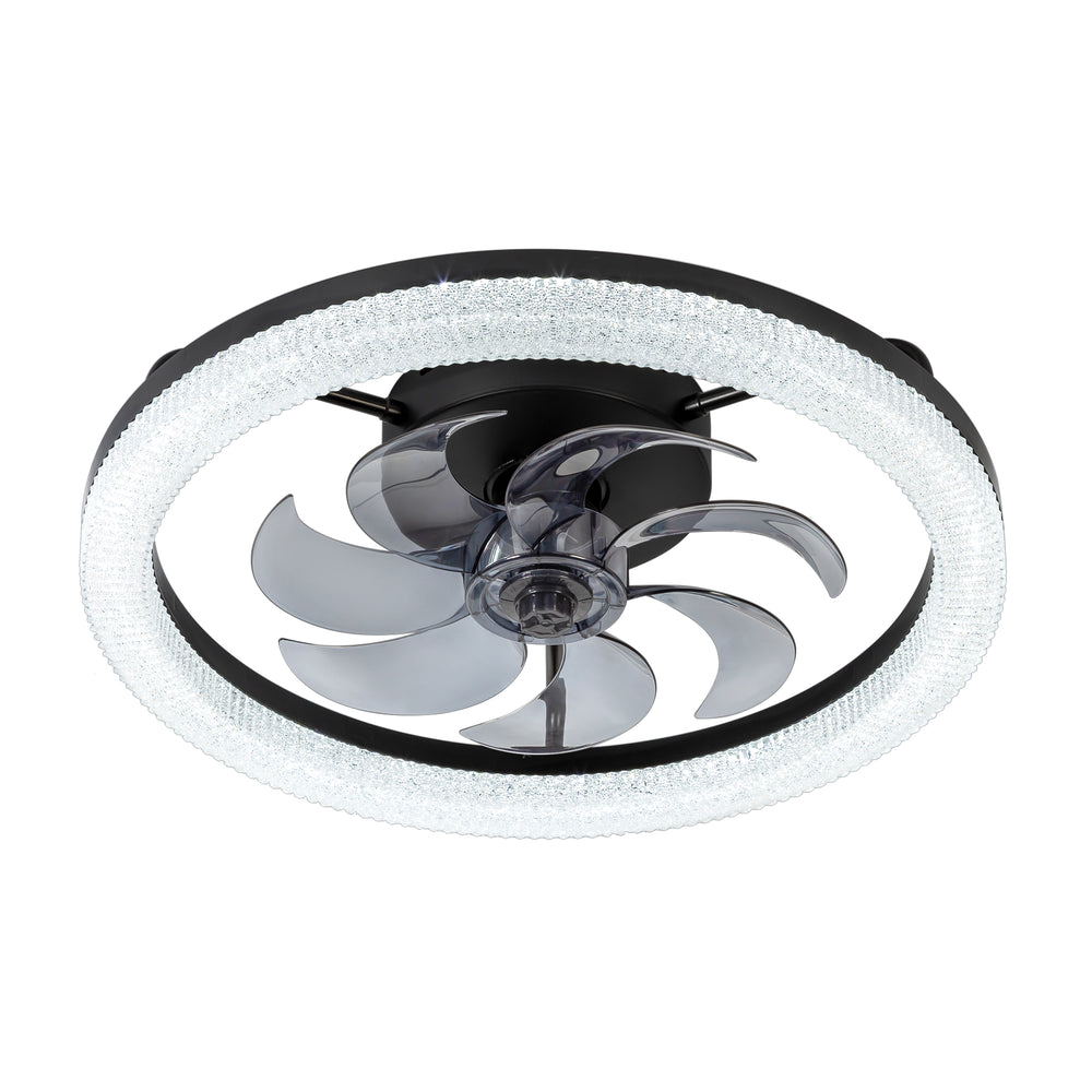 20-in Low Profile LED  Ceiling Fan with Remote Control(7-blade)