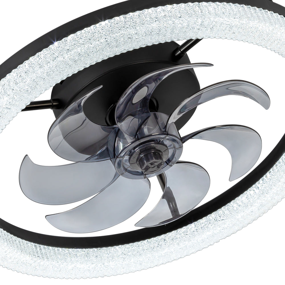 20-in Low Profile LED  Ceiling Fan with Remote Control(7-blade)