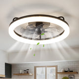 20-in Low Profile LED  Ceiling Fan with Remote Control(7-blade)