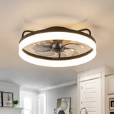 Ferrara 20" Enclosed Ceiling Fan With Light & Remote