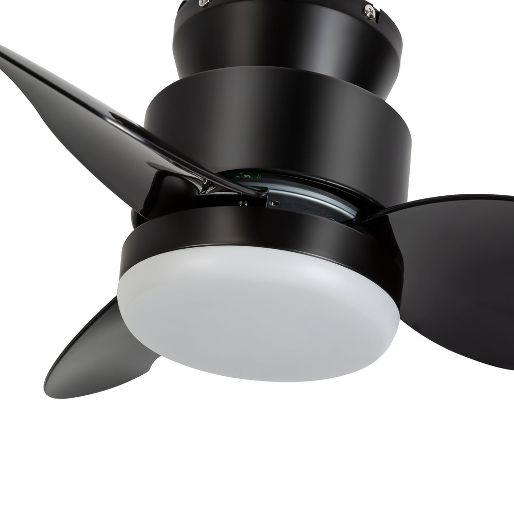 Galon 22-Inch Low Profile Small Ceiling Fan With Light & Remote