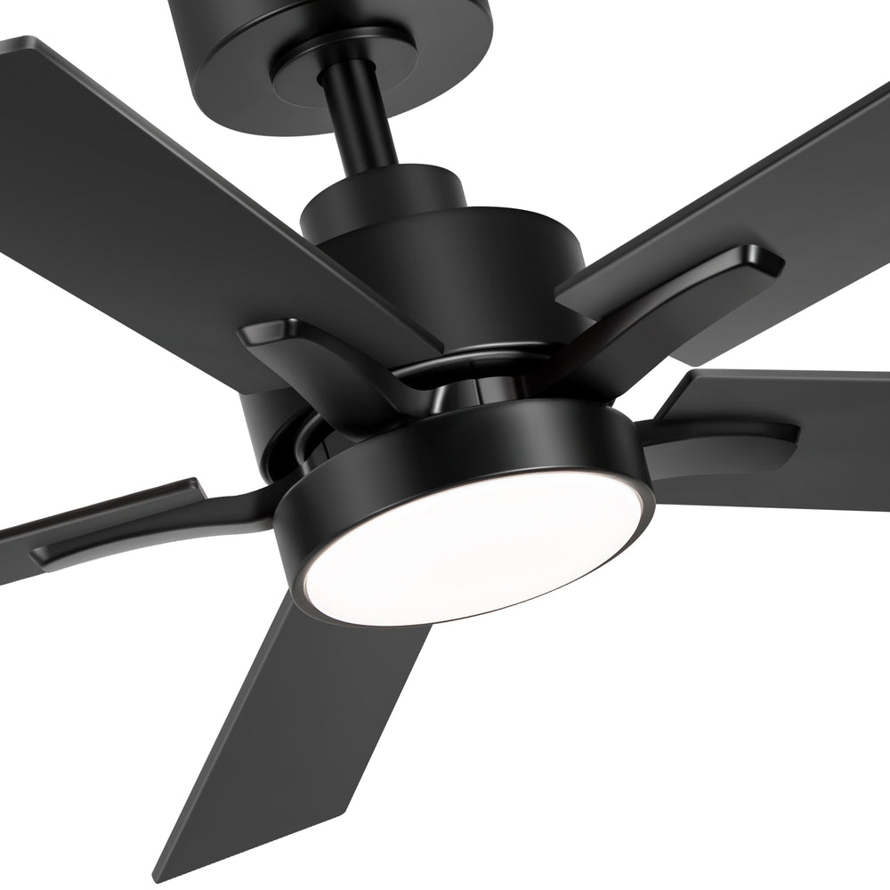 42-inch 5-Blade Ceiling Fan with Lights and Remote, 6 Speeds Reversible DC Motor Noiseless, Modern Ceiling Fan for Patios, Living Room, Farmhouse, Kitchen