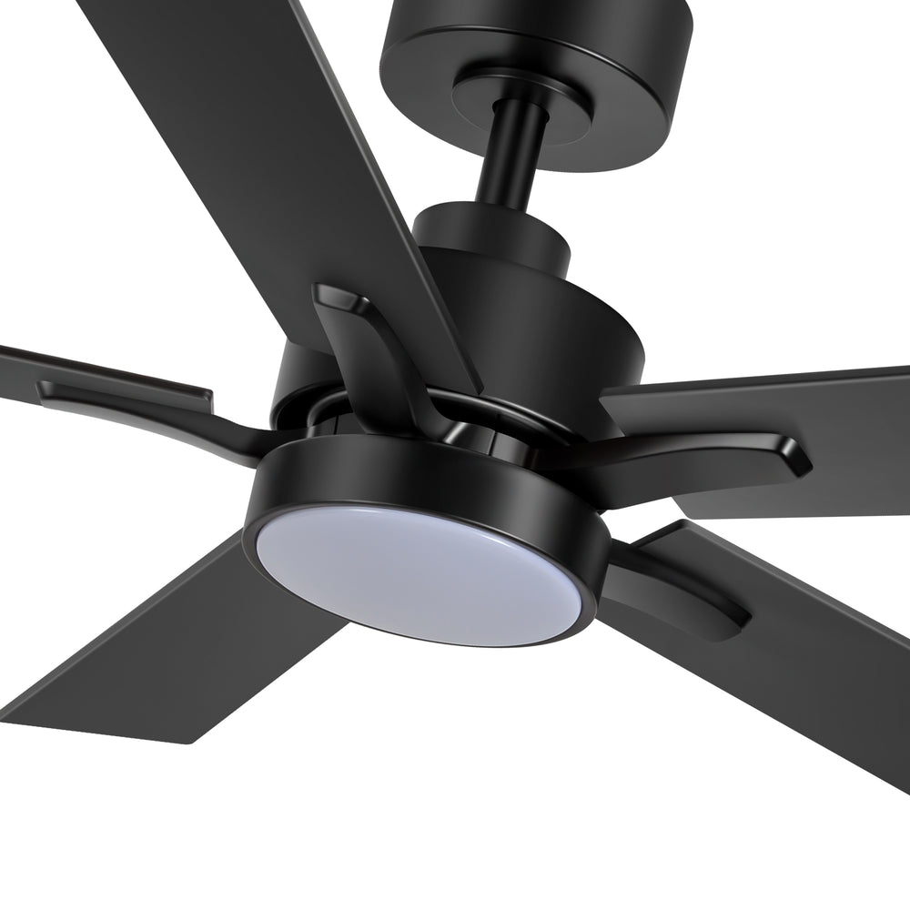 42-inch 5-Blade Ceiling Fan with Lights and Remote, 6 Speeds Reversible DC Motor Noiseless, Modern Ceiling Fan for Patios, Living Room, Farmhouse, Kitchen