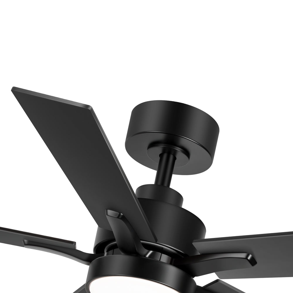 42-inch 5-Blade Ceiling Fan with Lights and Remote, 6 Speeds Reversible DC Motor Noiseless, Modern Ceiling Fan for Patios, Living Room, Farmhouse, Kitchen