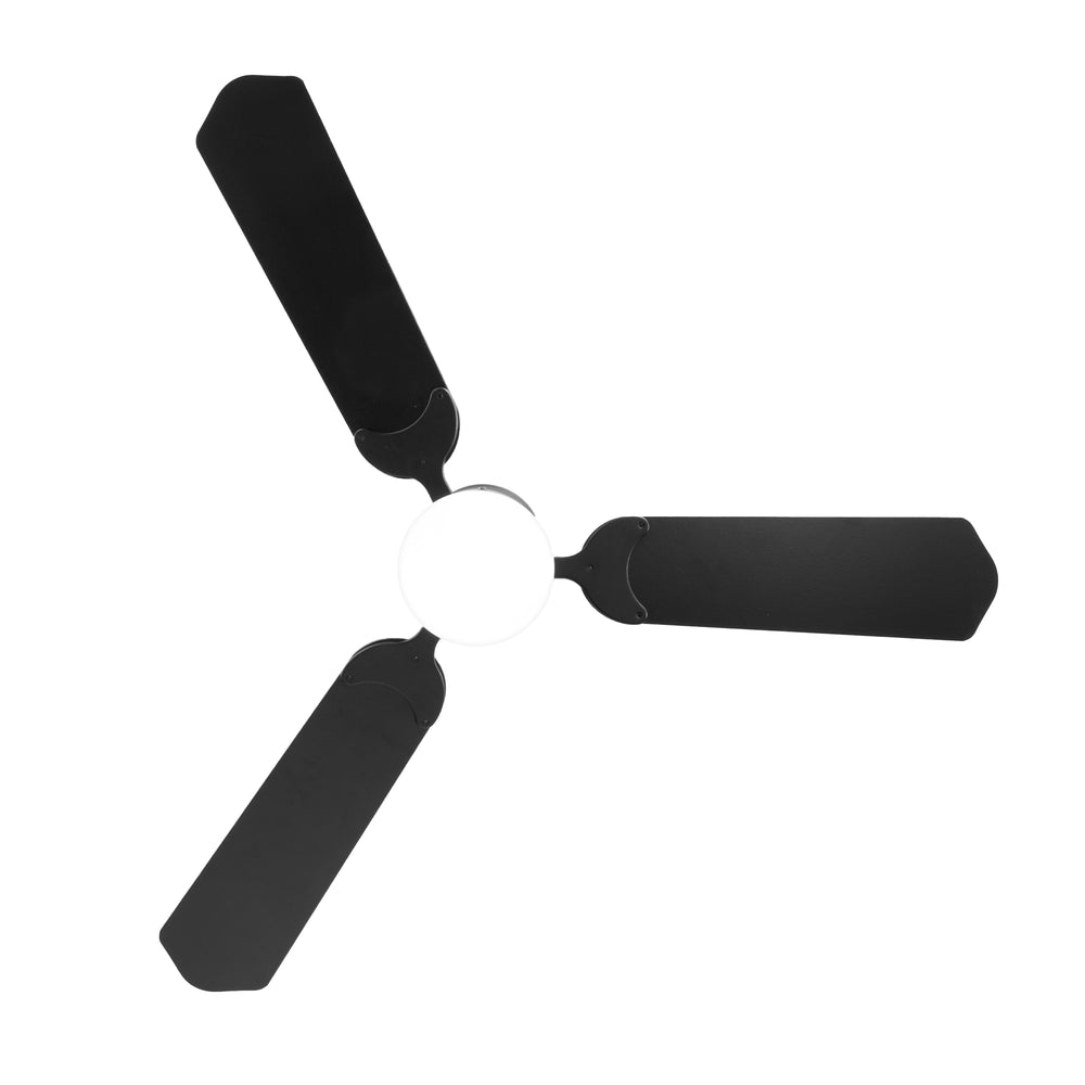 1/2PCS 42-in Reversible 3-Blade Integrated Ceiling Fan with LED Light and Remote,4in and 8in Downrod Included