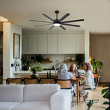 Luminor 72-Inch Extra-Large Ceiling Fan with LED Light and Remote