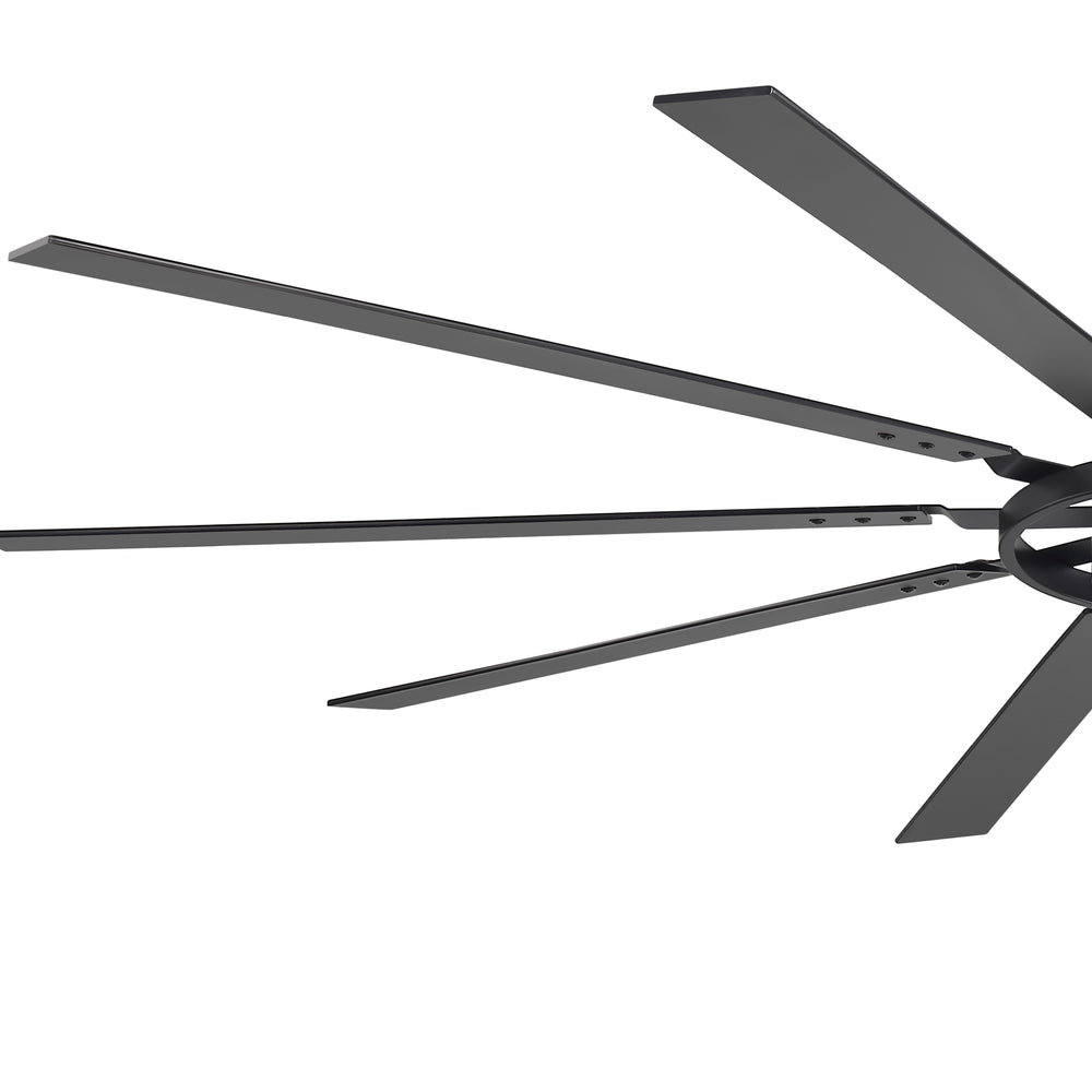 Breezary 72"/80" 10-Blade Silent DC Motor Industrial Ceiling Fan with 3-CCT LED Light (Multi-Size)