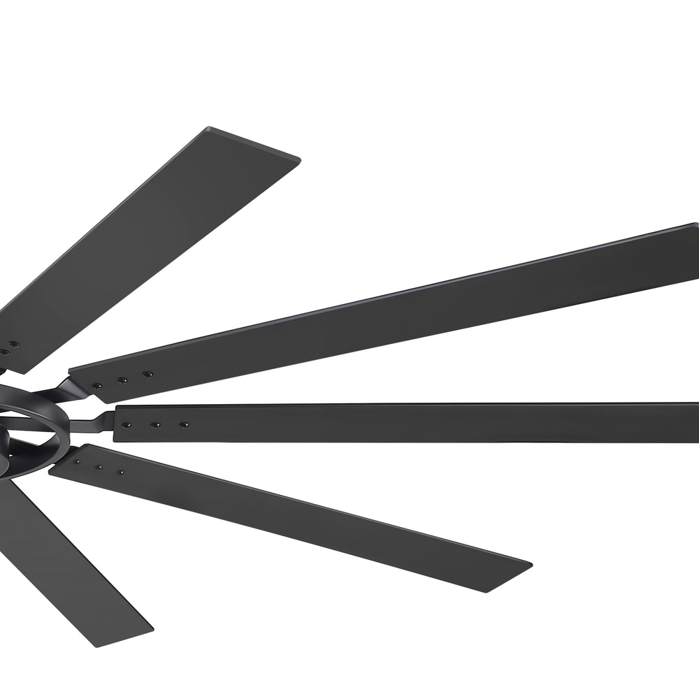 Breezary 72"/80" 10-Blade Silent DC Motor Industrial Ceiling Fan with 3-CCT LED Light (Multi-Size)