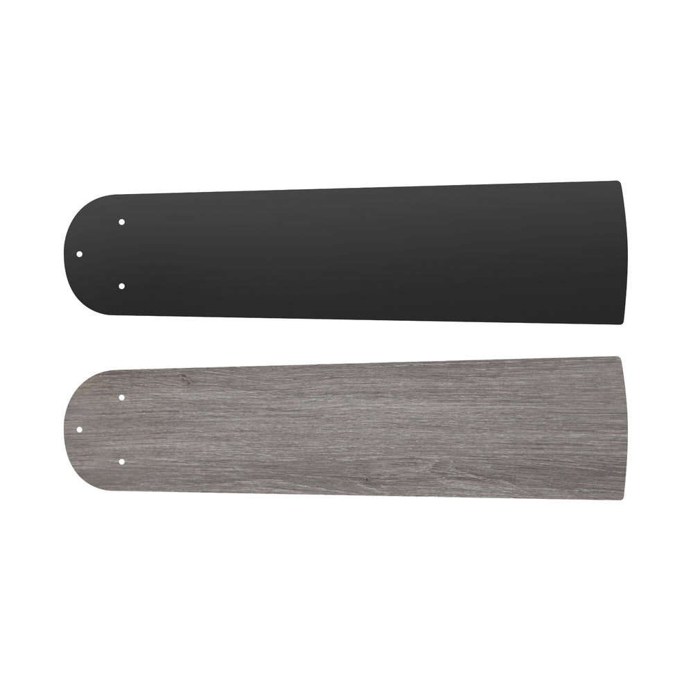 52-Inch Matte Black Industrial Ceiling Fan with Iron Cage Light, 5 Dual-Finish Reversible Plywood Blades, 28W Quiet DC Motor, 6 Speeds, Remote Control, Timer, Reversible Airflow, 5"&10" Downrods