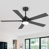 Auralis 52-Inch 5-Blade Ceiling Fan With Light & Remote