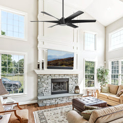65-in Indoor Large Ceiling Fan without Light (6-Blade)