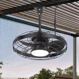 Kairara 20-Inch Outdoor Plug-In Ceiling Fan With Light