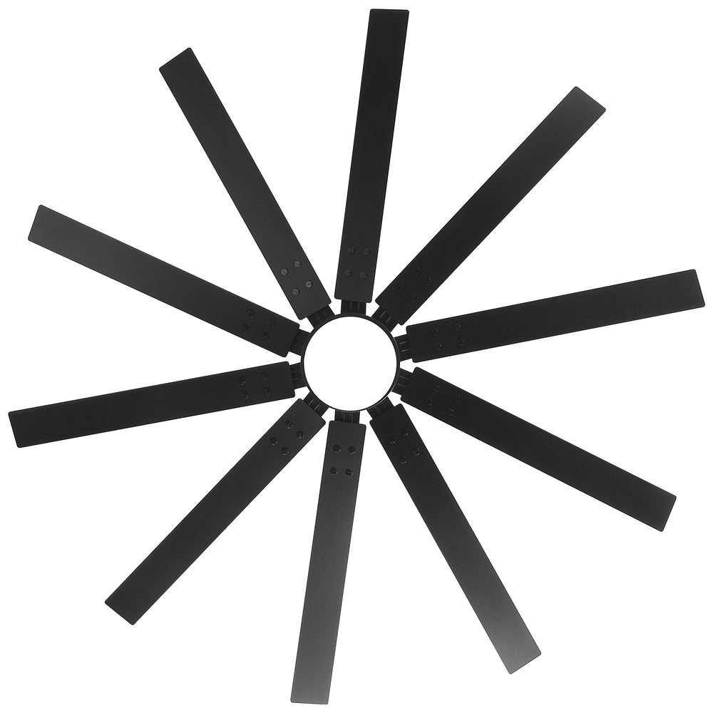 Breezary 72" 10-Blade Silent DC Motor Modern Ceiling Fan with 3-CCT LED Light (Memory Function)